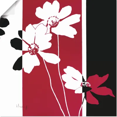 Produktbild von ARTland Poster Blumen Zusammensetzung II Größe: 70x70 cm