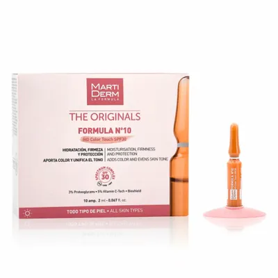 Imagen del producto de Martiderm Ampullen Formel Nº10 SPF 30 mit Farbe 30U