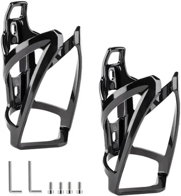 Produktbild von Fahrradflaschenhalter - 2 Stück - Kunststoff - Schwarz-Blau