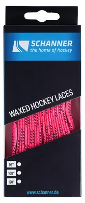 Produktbild von SCHANNER Eishockey-Schnürsenkel gewachst, Farbe:pnk, Größe:120'/304cm