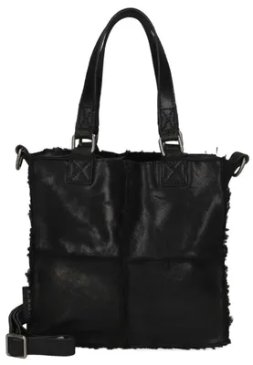 Produktbild von BURKELY Ledertasche mit zwei Tragehenkeln, abnehmbarem Schulterriemen und geradliniger Form