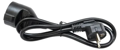Productafbeelding van Verlengkabel - Zwart - H05VV-F - 3 x 1,5 mm - 2 m - 3680 W - 16 A
