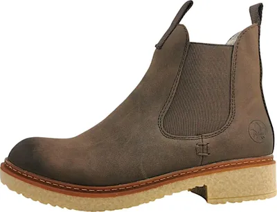 Image de Chaussures de randonnée pour femmes Rieker, bottes, fermeture éclair, bottes montantes, couleur marron, style décontracté