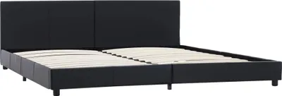 Obrázok produktu pre vidaXL Posteľný rošt čierna umelá koža 180x200 cm
