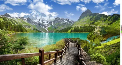 Obrázok produktu pre 5D DIAMOND EMBROiderie Set 100*200 Mountain Lake