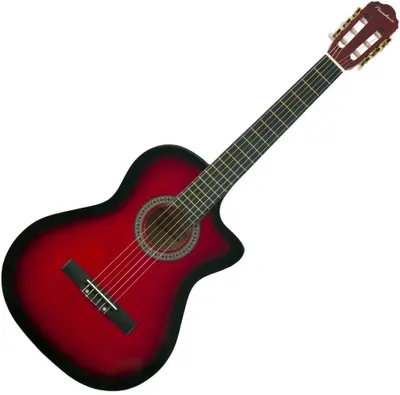 Zdjęcie produktu dla Pasadena SC041C 4/4 Red Burst Gitara klasyczna