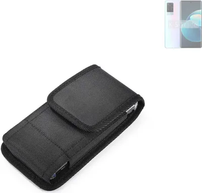 Produktbild von Holster Gürteltasche kompatibel mit Vivo X60 Pro Holster Gürtel Tasche wasserabweisend Handy Hülle Schutz Hülle Outdoor schwarz K-S-Trade
