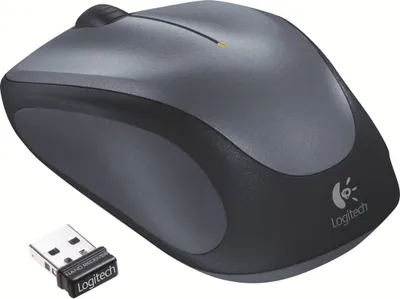 Produktbild von Logitech M235, Beidhändig, Optisch, RF Wireless, 1000 DPI, Grau