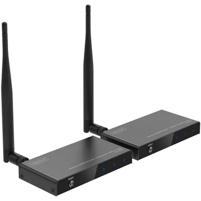 Produktbild von DIGITUS Wireless HDMI Extender / Splitter Set (100 m, 1x4)