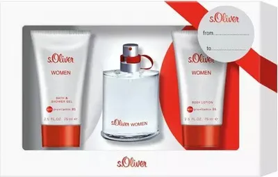 Produktbild von s.Oliver women Trio Duft Set Eau de Toilette 30 ml / Body Lotion 75 ml / Duschgel 75 ml