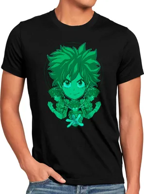 Produktbild von style3 Green Power Herren T-Shirt superhero japan acade mia manga