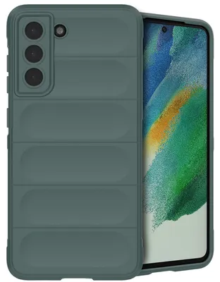 Imagen del producto de Funda Trasera EasyGrip para Samsung Galaxy S21 FE - Verde oscuro