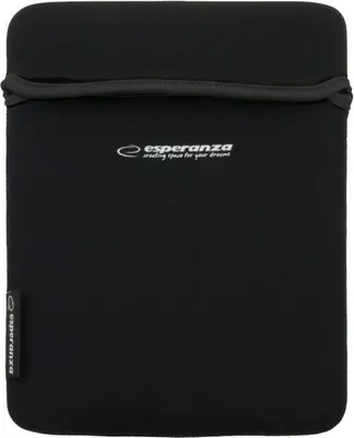 Image de Esperanza Sac Néoprène Pour Tablette 9,7" Et172K Noir/Noir