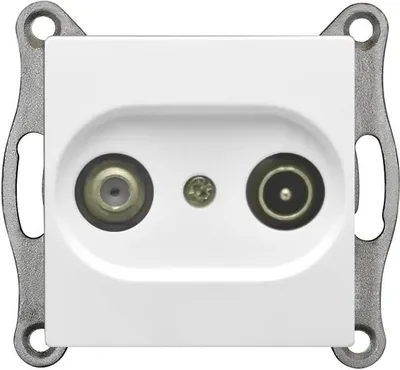 Produktbild von Gunsan VISAGE + MODERNA Modul Sat TV End-Dose Weiss