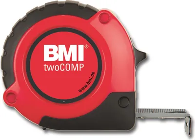 Image de BMI Mètre à ruban de poche twoCOMP Aimant Longueur 3m Largeur de ruban 16mm avec clip ceinture - 472341021M