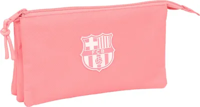 Produktbild von Dreifaches Mehrzweck-Etui F.C. Barcelona Koralle 22 x 12 x 3 cm