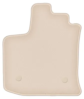 Produktbild von DURBAN Beige Velours-Fahrerfußmatte für Dacia Lodgy Minivan (2012-)