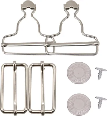 Productafbeelding van Tuinbroek Gespen - Dungaree Sluitingen - Kleding Maken - Zonder Naaien - 35mm - Metaal