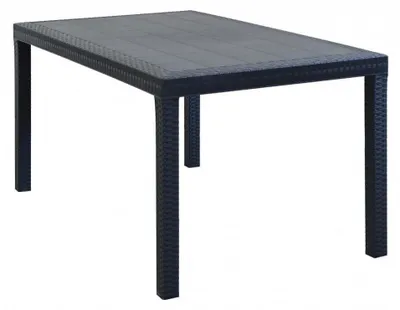 Immagine prodotto di Tavolo Houston 150x90x74 h cm in Wicker Antracite