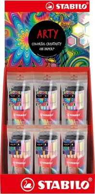 Produktbild von STABILO point 88 / Pen 68 Rollerset ARTY 12er Display