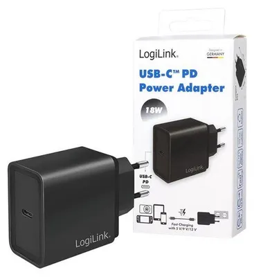 Immagine prodotto di LogiLink PA0258 Ladegerät für Mobilgeräte Schwarz Indoor (PA0258)