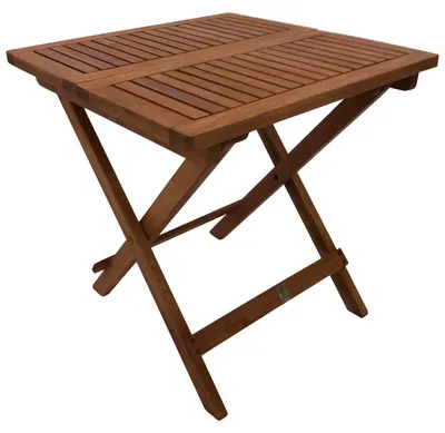 Produktbild von Gartentisch Beistelltisch Tisch 50x50cm Eukalyptusholz