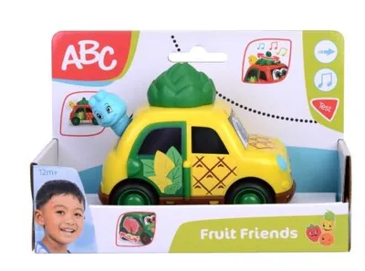 Immagine prodotto di Macchinina Ananas Fruit Friends 12 cm con musica e accessori per bambini 1+