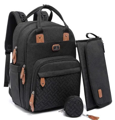 Produktbild von Großer Rucksack mit Wickelunterlage und Schnullerhalter