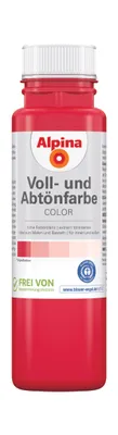 Produktbild von Alpina Color Abtönfarbe fire red seidenmatt 250 ml