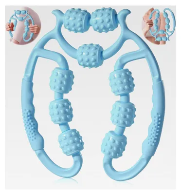 Produktbild von Massageroller für Beine, Fuß und Arm, Cellulite Massagegerät (Blau)
