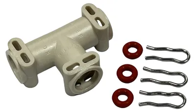 3-Wege T-Schlauchverbinder für Kaffeevollautomaten, 4,0 mm