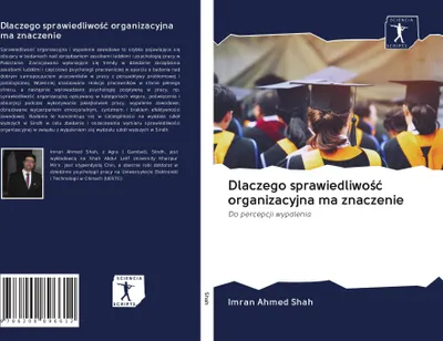 Produktbild von Dlaczego sprawiedliwo¿¿ organizacyjna ma znaczenie