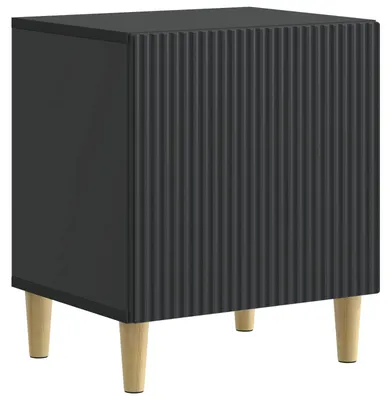 Produktbild von vidaXL Nachttisch Schwarz 43 x 34,5 x 50 cm Holzwerkstoff