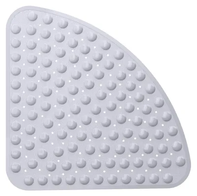 Immagine prodotto di Tappetino antiscivolo per doccia, 54x54 cm, resistente alla muffa, lavabile in lavatrice, senza BPA, colore grigio
