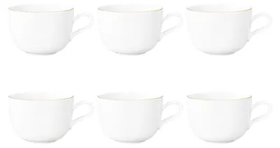 Zdjęcie produktu dla Seltmann Weiden - Zestaw 6 filiżanek do kawy 380ml Liberty Goldline