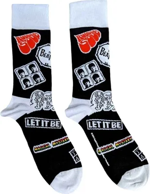 Produktbild von The Beatles Icons Black 40-45 Socken