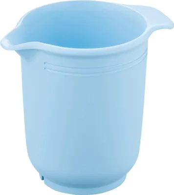 Produktbild von Dr. Oetker Rührbecher 1 L, Rührbecher aus der Serie "Modern Baking - Retro Design", Becher aus schlagfestem Kunststoff (Farbe: Pastellblau) - spülmaschinengeeignet
