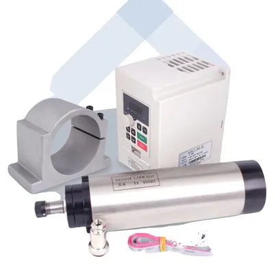 Produktbild von CNC-Spindelmotor, 24000 U/min, luftgekühltes Design, Mit VFD-Klemme