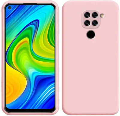 Obrázek produktu pro Pouzdro pro Xiaomi Redmi Note 9, měkké silikonové ochranné pouzdro z tekuté gumy Růžový