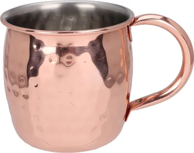 Obrázek produktu pro Nerezový tepaný  hrnek  v měděné barvě  500ml