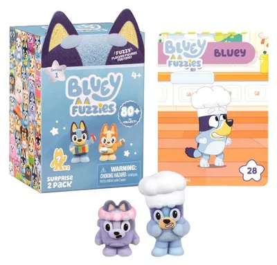 Productafbeelding van Moose Toys, Bedrijventerrein St. Columb Major, BLUEY S14 FUZZIES, 2-delige set, overige categorie
