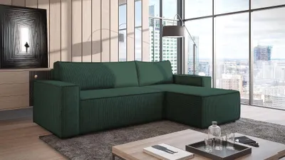 Obrázok produktu pre Trojmiestna rozkladacia sedačka AVELIA - zelená