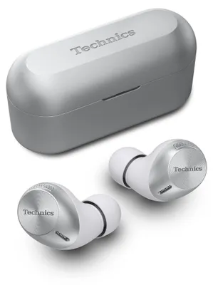 Obrázek produktu pro Technics EAH-AZ40E-S, True Wireless Stereo (TWS), Hovory/hudba, 5 g, Sluchátka s mikrofonem, Stříbrná