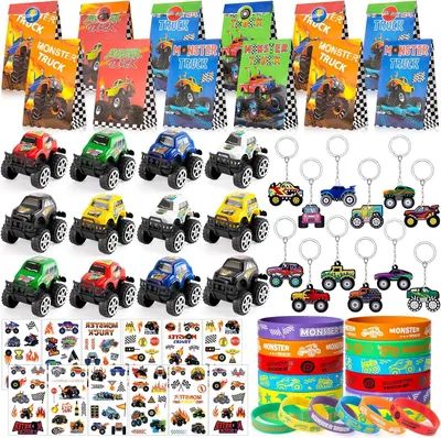 Productafbeelding van Monster truck Party uitdeelcadeautjes kinderverjaardag - Mini Monster Truck