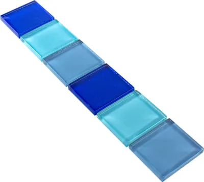Produktbild von Glas Fliesen Bordüre Exira Blau Türkis