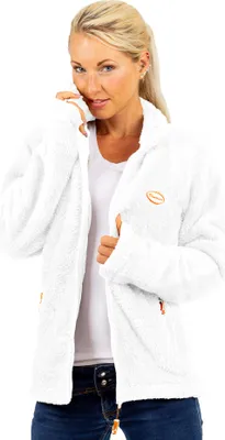 Produktbild von Reichstadt Damen Regular Fit Fleecejacke Kuschelige 22RSW002 White XXL