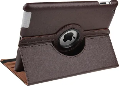 Produktbild von Mobigear DuoStand iPad 4 (2012) Hülle Drehbare Klapphülle - Braun