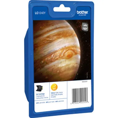 Produktbild von Brother LC1240YBP, Gelb, Tinte auf Pigmentbasis, 1 Stück(e), 600 Seiten, Einzelpackung