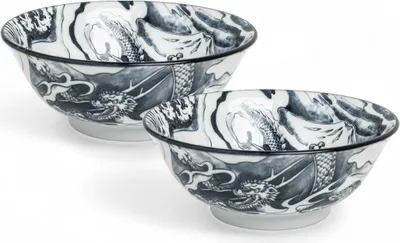 Produktbild von Japan-Bowls ASIATICA | Drachengott Edition, Porzellan-Schalen, 20,5 cm