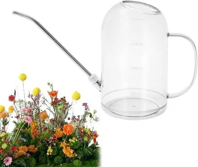 Produktbild von Blumengießkanne mit langer Tülle 2 Liter für Zimmer- und Gartenpflanzen